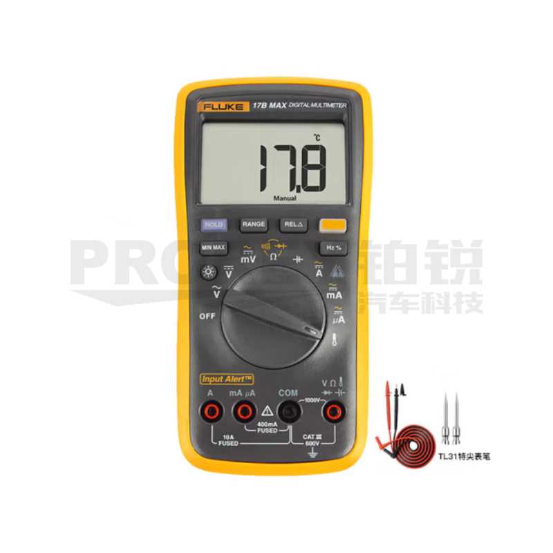 FLUKE 福祿克 FLUKE-17B MAX KIT 數(shù)顯萬(wàn)用表